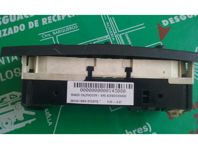 Recambio de mando calefaccion / aire acondicionado para skoda fabia (6y2/6y3) referencia OEM IAM 6Y0820045A  