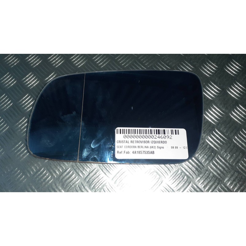 Recambio de cristal retrovisor izquierdo para seat cordoba berlina (6k2) signo referencia OEM IAM 4A1857535AB  