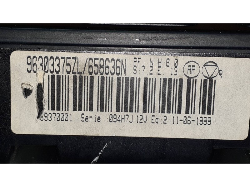 Recambio de mando climatizador para peugeot 406 berlina (s1/s2) srdt referencia OEM IAM 96303375ZL 69370001 96303375