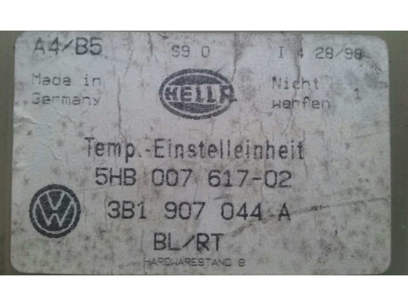 Recambio de mando climatizador para volkswagen passat berlina (3b2) comfortline referencia OEM IAM 3B1907044-A 5HB007617-02 HELL