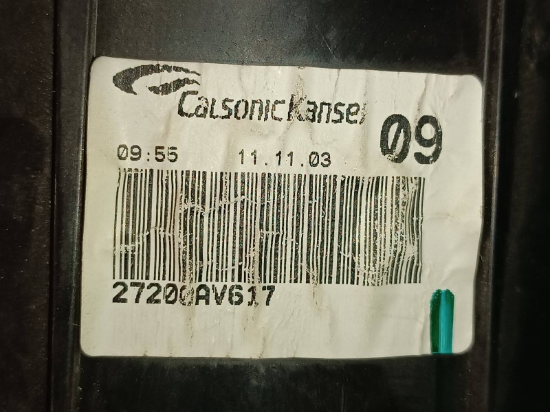 Recambio de ventilador calefaccion para nissan primera berlina (p12) acenta referencia OEM IAM 27200AV617  