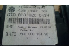 Recambio de mando climatizador para audi a3 (8l) referencia OEM IAM 8L0820043H 5HB008184-10 BHTC 2