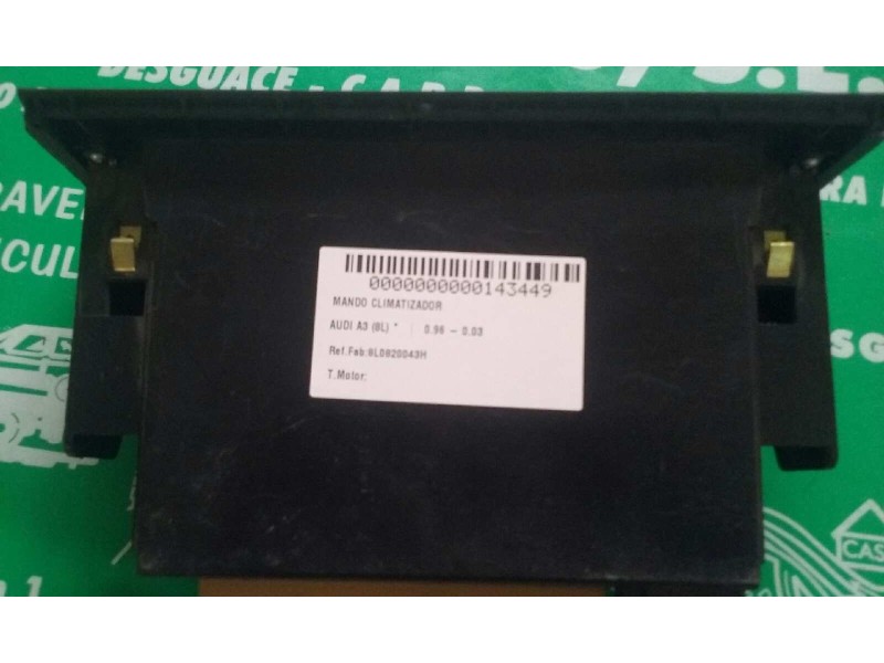 Recambio de mando climatizador para audi a3 (8l) referencia OEM IAM 8L0820043H 5HB008184-10 BHTC Recambio de mando climatizador para audi a3 (8l) referencia OEM IAM 8L0820043H 5HB008184-10 BHTC