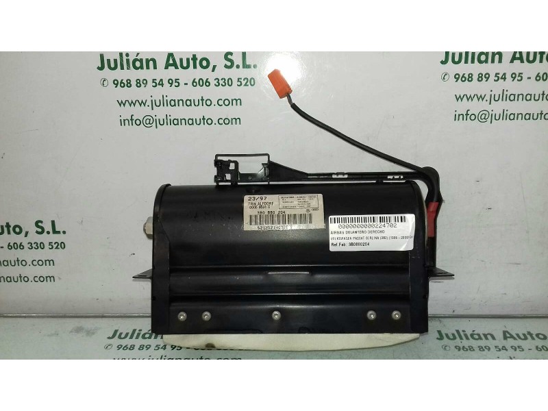Recambio de airbag delantero derecho para volkswagen passat berlina (3b2) comfortline referencia OEM IAM 3B0880204 00059531C 