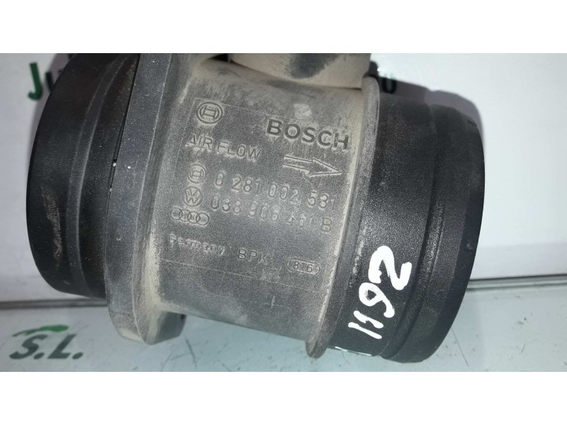 Recambio de caudalimetro para seat cordoba berlina (6l2) stella referencia OEM IAM 038906461B 0281002531 BOSCH
