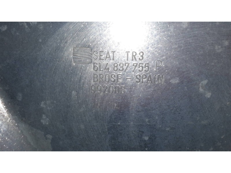 Recambio de elevalunas delantero izquierdo para seat ibiza (6l1) cool referencia OEM IAM 6L4837751CM 6L4837755 ELECTRICO