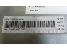 Recambio de sistema audio / radio cd para seat leon (1p1) reference referencia OEM IAM 1P1035186B 815 7646546366 BLAUPUNKT 2
