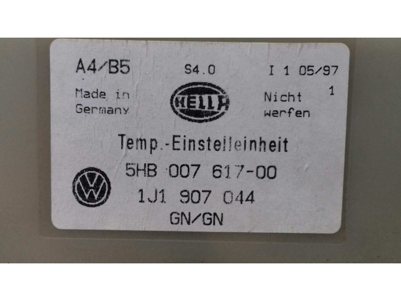 Recambio de mando climatizador para volkswagen passat berlina (3b2) comfortline referencia OEM IAM 1J1907044 55HB00761700 HELLA