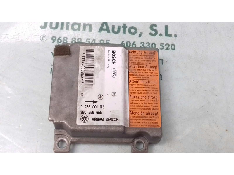Recambio de centralita airbag para volkswagen passat berlina (3b2) comfortline referencia OEM IAM 0285001173 3B0959655 BOSCH