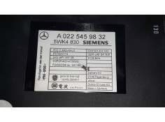 Recambio de modulo electronico para mercedes-benz clase s (w220) berlina 500 (220.075) referencia OEM IAM A0225459832 5WK4930 SI 2