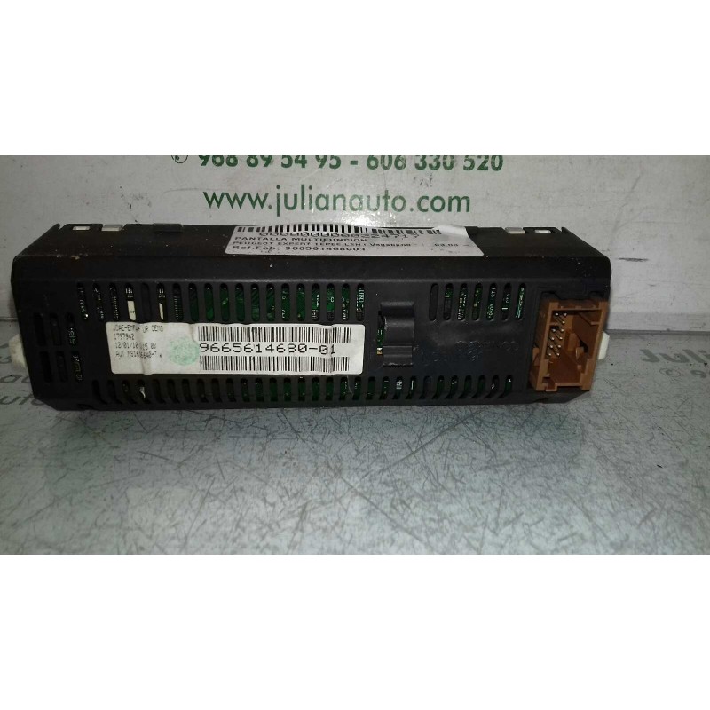Recambio de pantalla multifuncion para peugeot expert tepee l2h1 vagabond referencia OEM IAM 966561468001 9665614680 JOHNSON CON