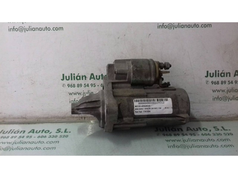 Recambio de motor arranque para bmw serie 1 berlina (e81/e87) 118d referencia OEM IAM 7787354 D7G4 VALEO