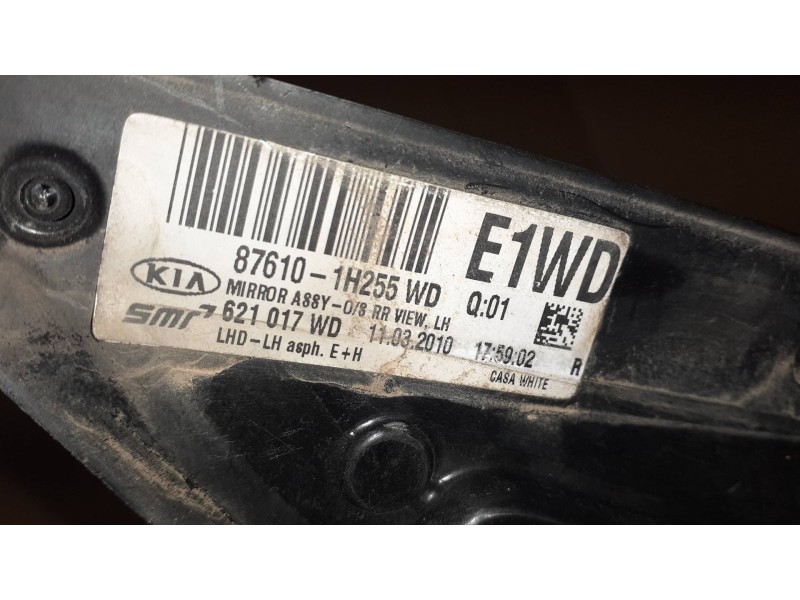 Recambio de retrovisor izquierdo para kia cee´d 1.6 crdi cat referencia OEM IAM 876101H255WD  ELECTRICO