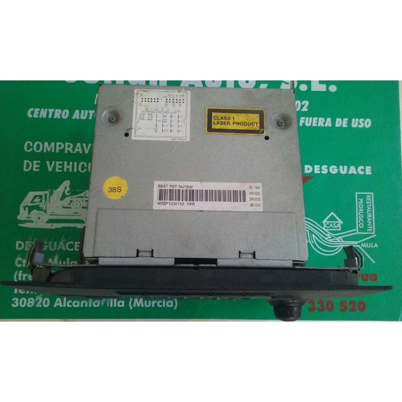 Recambio de sistema audio / radio cd para seat toledo (5p2) reference referencia OEM IAM 5P1035152 5P1035152VXB BLAUPUNKT