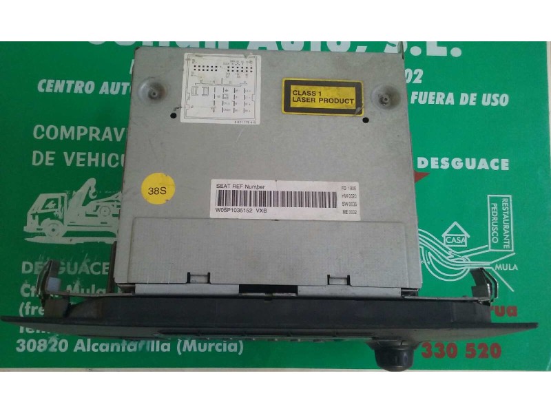 Recambio de sistema audio / radio cd para seat toledo (5p2) reference referencia OEM IAM 5P1035152 5P1035152VXB BLAUPUNKT