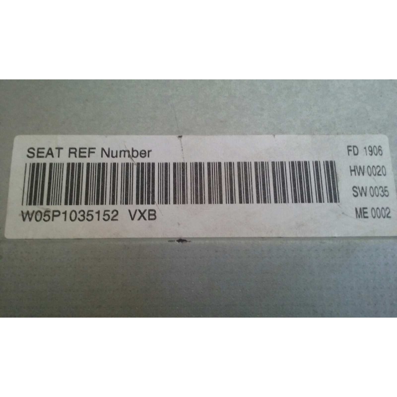 Recambio de sistema audio / radio cd para seat toledo (5p2) reference referencia OEM IAM 5P1035152 5P1035152VXB BLAUPUNKT