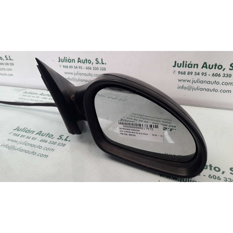 Recambio de retrovisor derecho para seat cordoba berlina (6l2) stella referencia OEM IAM 836194  MANUAL