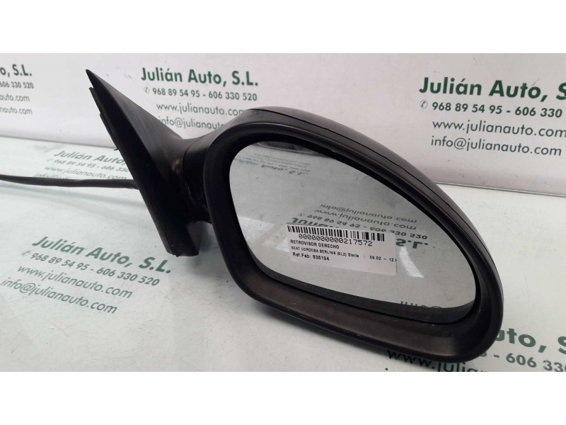 Recambio de retrovisor derecho para seat cordoba berlina (6l2) stella referencia OEM IAM 836194  MANUAL