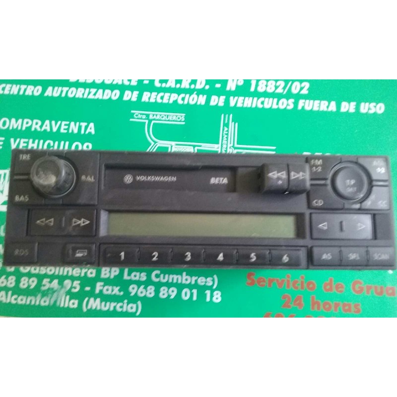 Recambio de sistema audio / radio cd para volkswagen golf iv berlina (1j1) básico referencia OEM IAM 1J0035152F  BLAUPUNKT