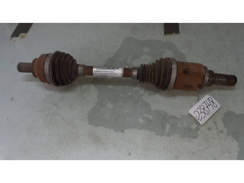 Recambio de transmision trasera izquierda para smart fortwo coupe basis (52kw) (453.342) referencia OEM IAM A4533503700 39600093