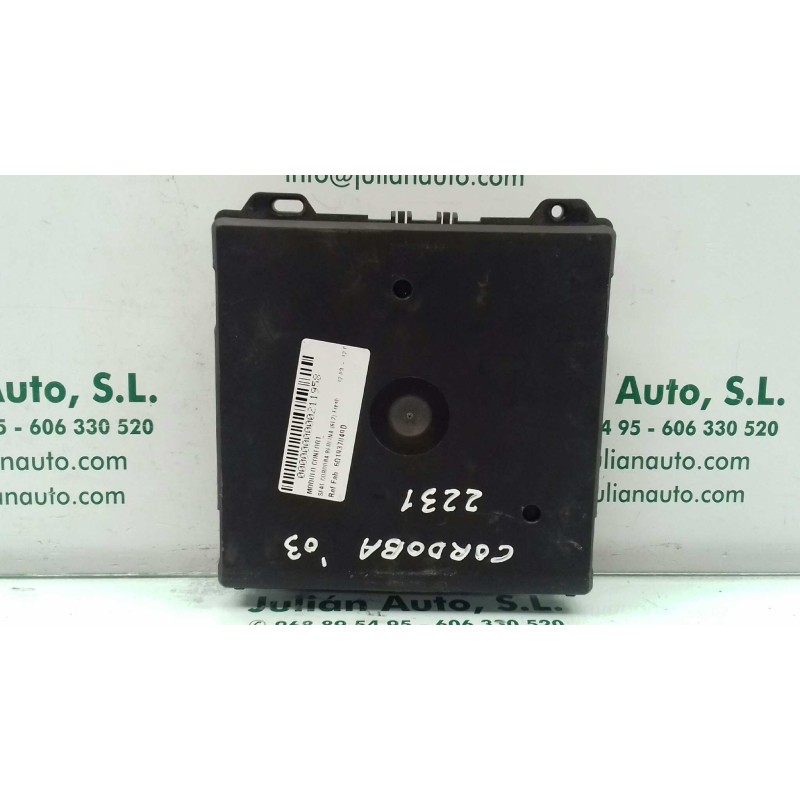 Recambio de modulo confort para seat cordoba berlina (6l2) fresh referencia OEM IAM 6Q1937049D  SIEMENS