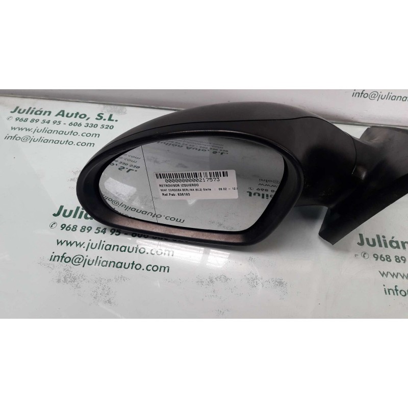 Recambio de retrovisor izquierdo para seat cordoba berlina (6l2) stella referencia OEM IAM 836193  MANUAL