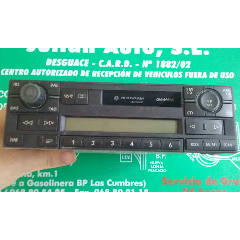 Recambio de sistema audio / radio cd para volkswagen passat berlina (3b3) comfortline referencia OEM IAM 1J0035186E  BLAUPUNKT