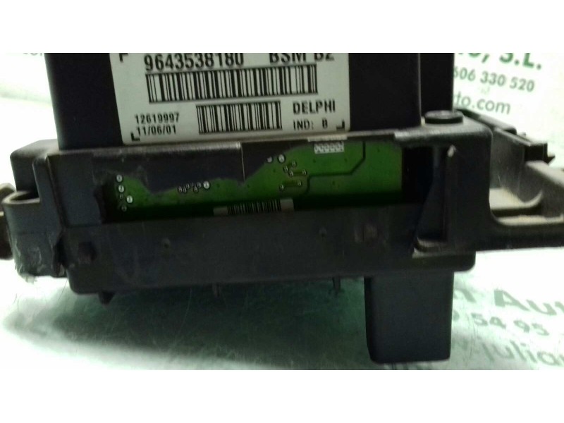 Recambio de caja reles / fusibles para peugeot 307 (s1) xr referencia OEM IAM 9643538180 BSM B2 DELPHI