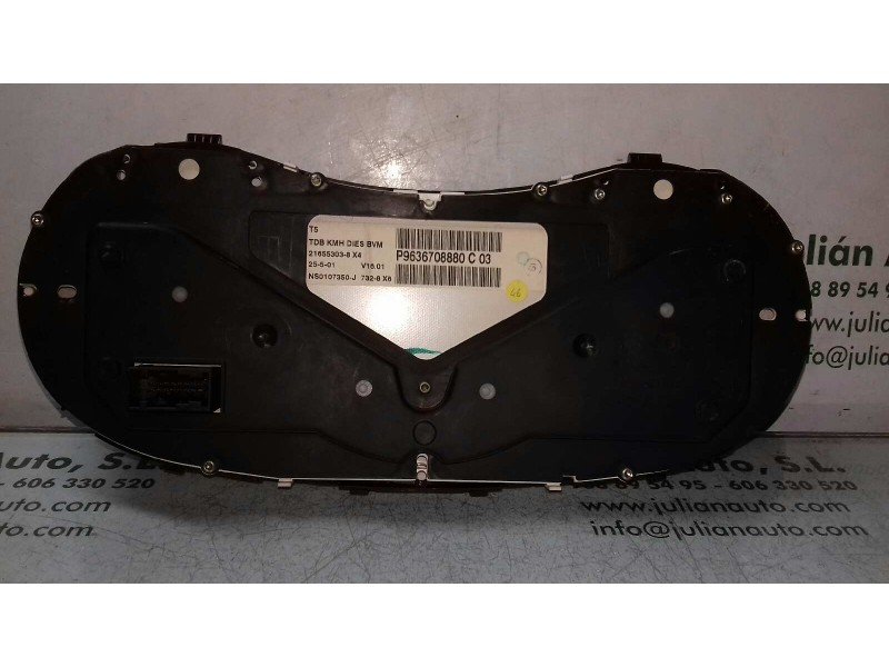 Recambio de cuadro instrumentos para peugeot 307 (s1) xr referencia OEM IAM 963678880C03 P963678880C03 21655303