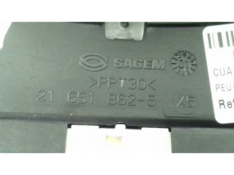 Recambio de cuadro instrumentos para peugeot 307 (s1) xr referencia OEM IAM 963678880C03 P963678880C03 21655303