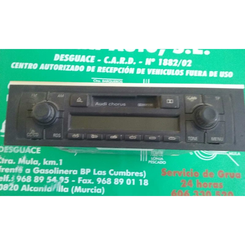Recambio de sistema audio / radio cd para audi a4 avant (8e) 1.9 tdi (96kw) referencia OEM IAM 8E0035152 CHORUS GRUNDIG