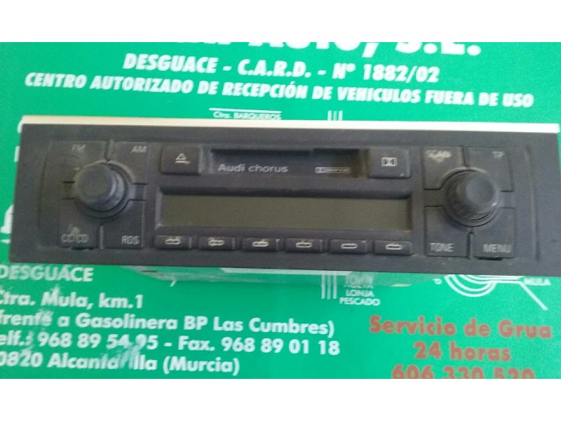 Recambio de sistema audio / radio cd para audi a4 avant (8e) 1.9 tdi (96kw) referencia OEM IAM 8E0035152 CHORUS GRUNDIG