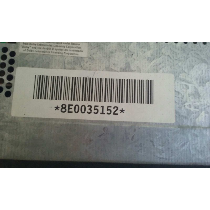 Recambio de sistema audio / radio cd para audi a4 avant (8e) 1.9 tdi (96kw) referencia OEM IAM 8E0035152 CHORUS GRUNDIG