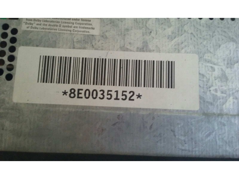 Recambio de sistema audio / radio cd para audi a4 avant (8e) 1.9 tdi (96kw) referencia OEM IAM 8E0035152 CHORUS GRUNDIG
