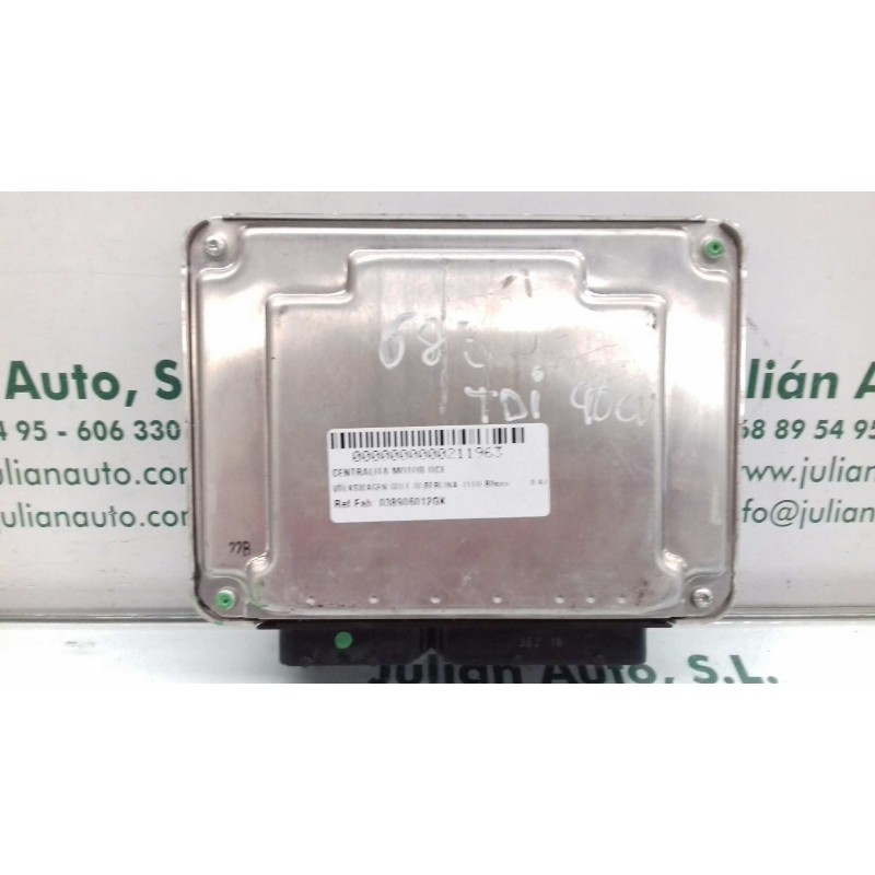 Recambio de centralita motor uce para volkswagen golf iv berlina (1j1) básico referencia OEM IAM 038906012GK 0281010864 BOSCH