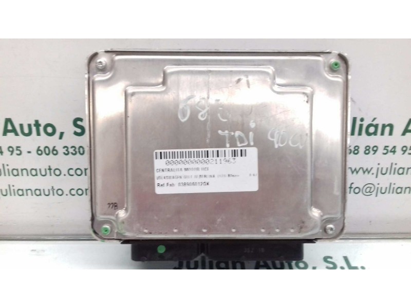Recambio de centralita motor uce para volkswagen golf iv berlina (1j1) básico referencia OEM IAM 038906012GK 0281010864 BOSCH