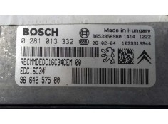 Recambio de centralita motor uce para citroen c4 berlina vtr plus referencia OEM IAM 0281013332 9653958980 BOSCH 2