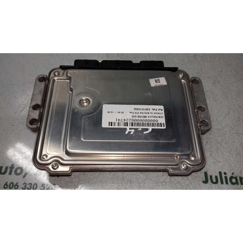 Recambio de centralita motor uce para citroen c4 berlina vtr plus referencia OEM IAM 0281013332 9653958980 BOSCH