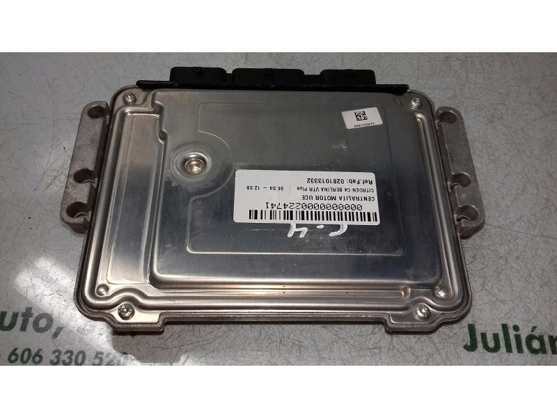 Recambio de centralita motor uce para citroen c4 berlina vtr plus referencia OEM IAM 0281013332 9653958980 BOSCH
