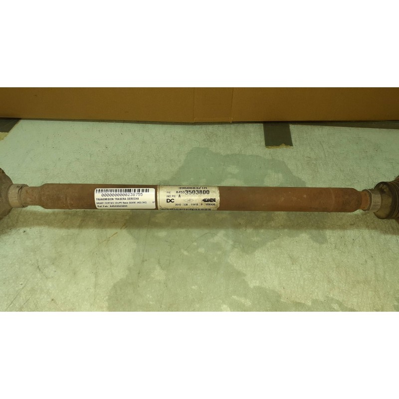 Recambio de transmision trasera derecha para smart fortwo coupe basis (52kw) (453.342) referencia OEM IAM A4533503800 396008321 