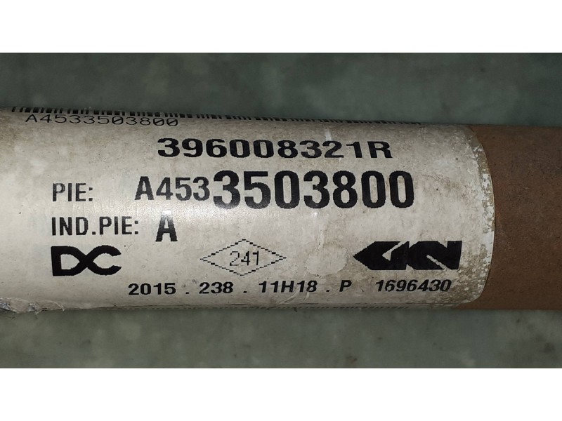 Recambio de transmision trasera derecha para smart fortwo coupe basis (52kw) (453.342) referencia OEM IAM A4533503800 396008321 