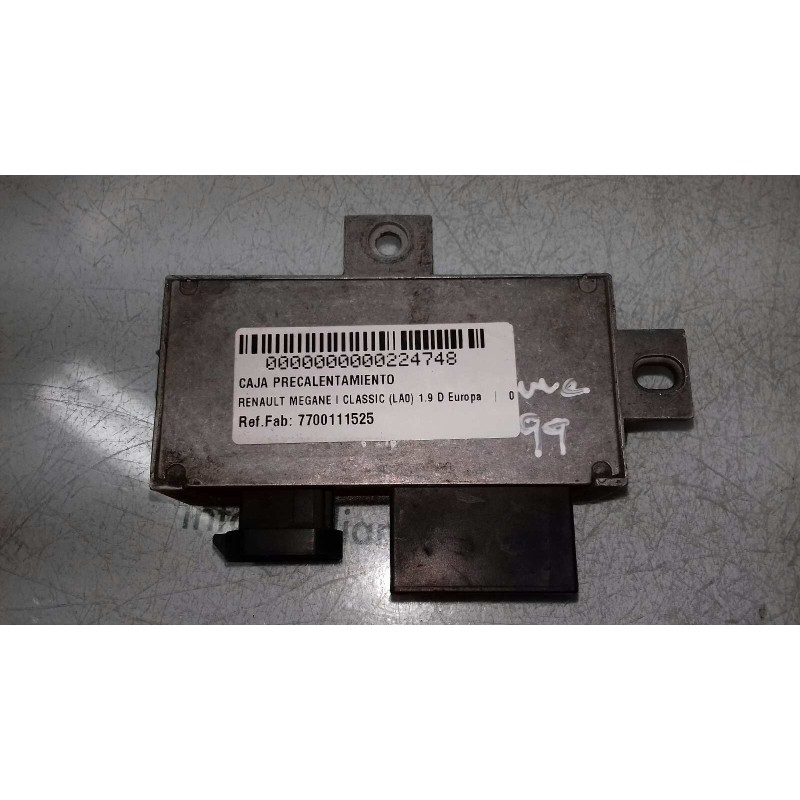 Recambio de caja precalentamiento para renault megane i classic (la0) 1.9 d europa referencia OEM IAM 7700111525  NAGARES