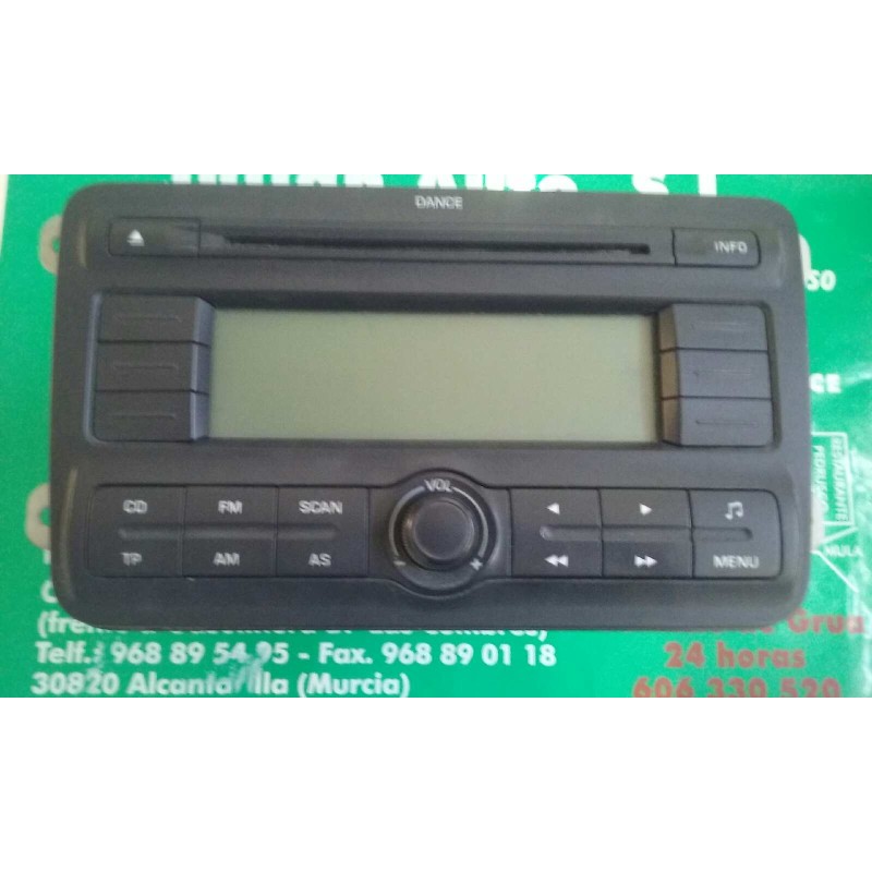 Recambio de sistema audio / radio cd para skoda fabia (5j2 ) style referencia OEM IAM 5J0035161 DANCE VISTEON