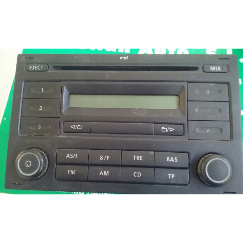 Recambio de sistema audio / radio cd para volkswagen polo (9n3) edition referencia OEM IAM 6Q0035152D RCD200 MP3 