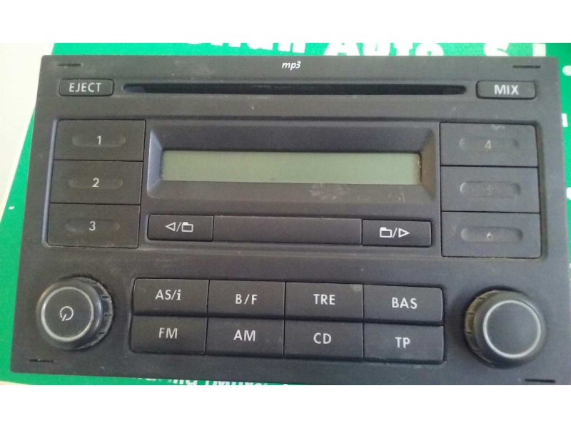 Recambio de sistema audio / radio cd para volkswagen polo (9n3) edition referencia OEM IAM 6Q0035152D RCD200 MP3 