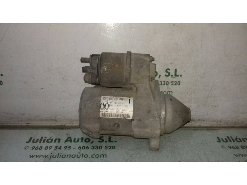 Recambio de motor arranque para smart roadster dreamer roadster (45kw) referencia OEM IAM A0051512601 0003188 DENSO