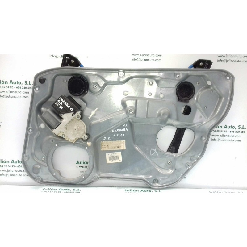 Recambio de elevalunas delantero derecho para seat cordoba berlina (6l2) fresh referencia OEM IAM 6L4837752DJ  ELECTRICO