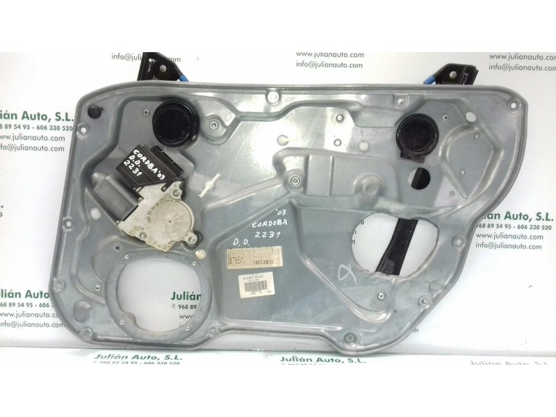 Recambio de elevalunas delantero derecho para seat cordoba berlina (6l2) fresh referencia OEM IAM 6L4837752DJ  ELECTRICO
