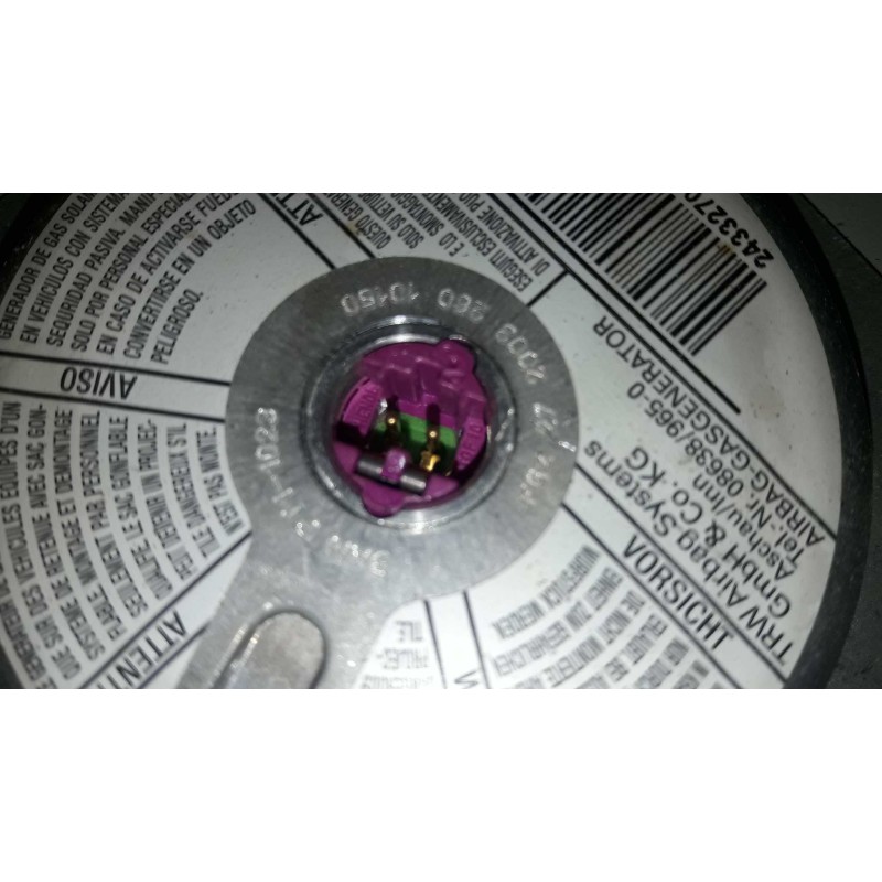 Recambio de airbag delantero izquierdo para seat cordoba berlina (6l2) stella referencia OEM IAM 6L0880201D 0016K40C3YGA 