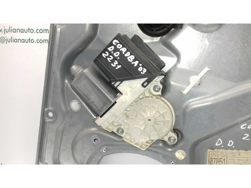 Recambio de elevalunas delantero derecho para seat cordoba berlina (6l2) fresh referencia OEM IAM 6L4837752DJ  ELECTRICO